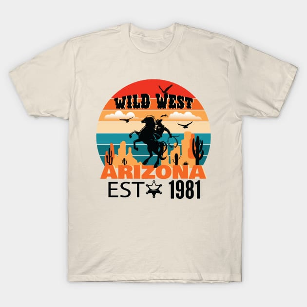 Arizona Wild West Exclusive Arizona Wild West T Shirt TeePublic